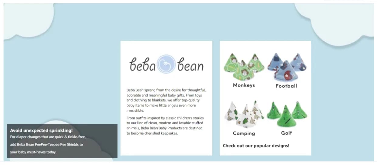 Beba Bean Pee-Pee Teepee Baby Boy Diaper Covers 5 Pack | Prevents Sprays During Changes - view 7