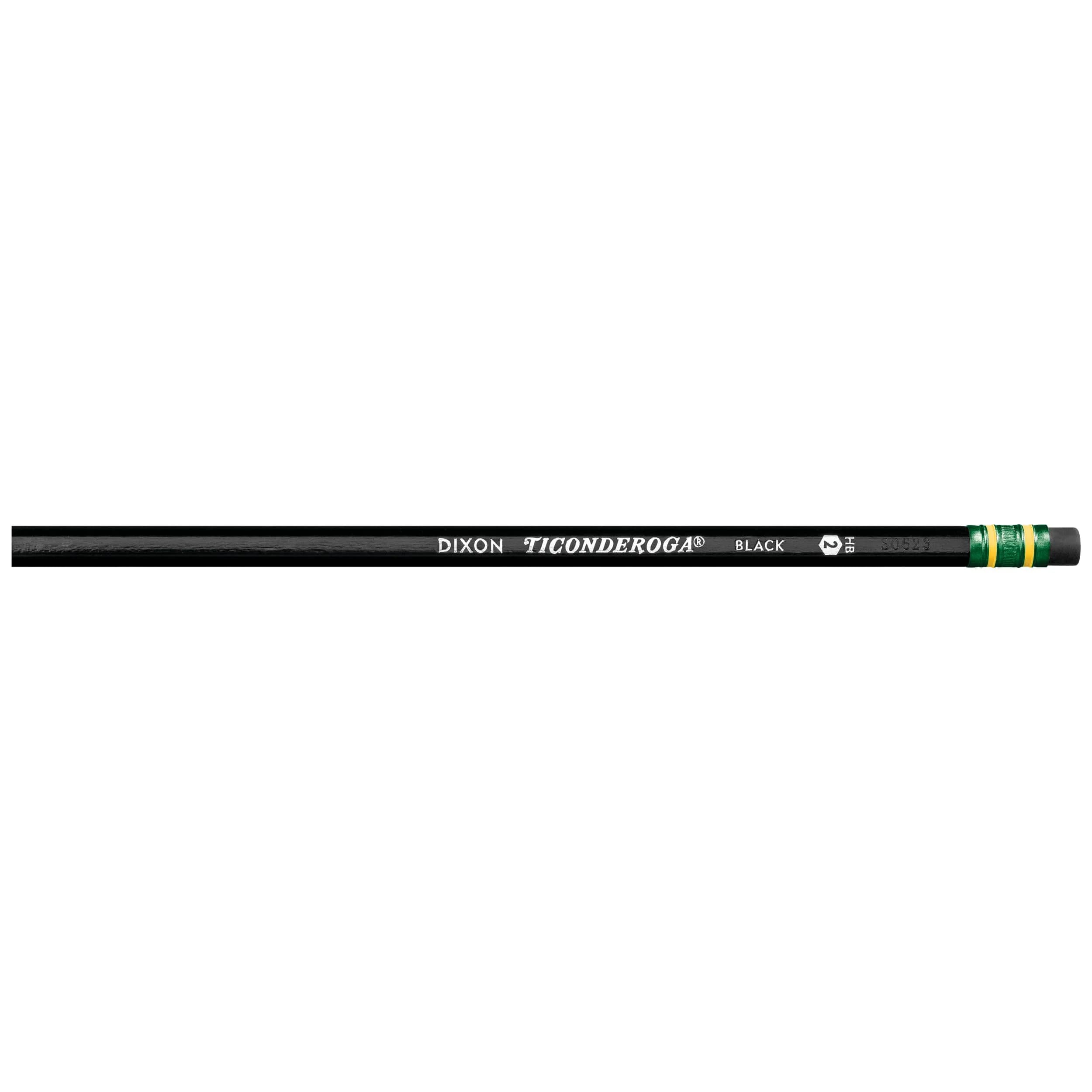 Ticonderoga Wood-Cased Pencils, Unsharpened, #2 HB Soft, Black, 12 Count | Smooth Writing Instrument - view 3