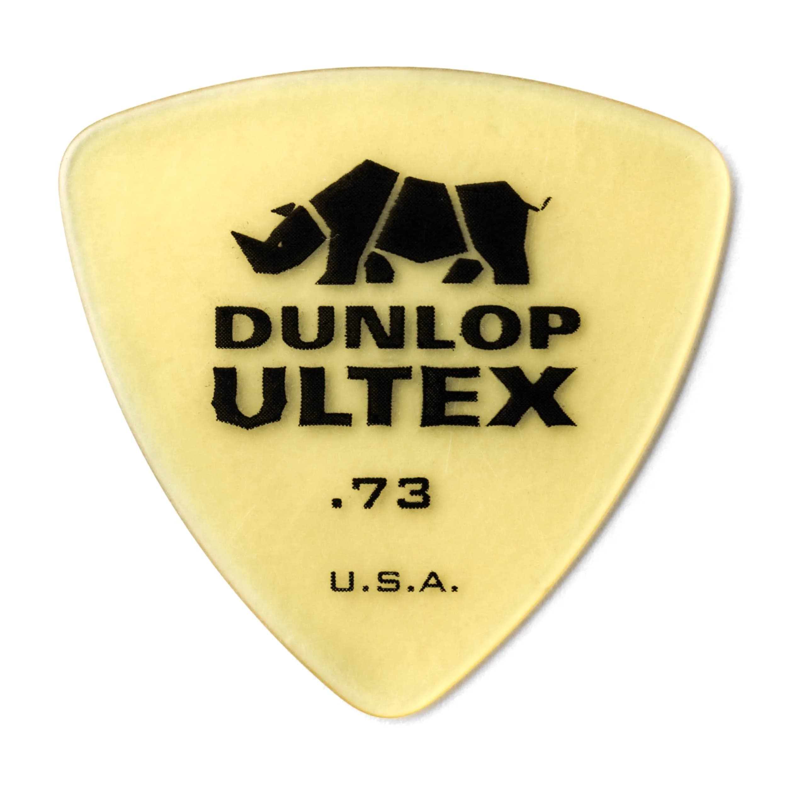 Jim Dunlop Ultex® Triangle Pick .73MM | Durable, Bright Tone for Guitar & Bass — .73mm