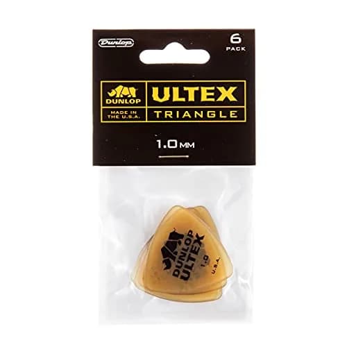 Jim Dunlop Ultex Triangle Pick 1.0mm (72 Pack) | Crystal Clear Tones & Durability thumbnail 2