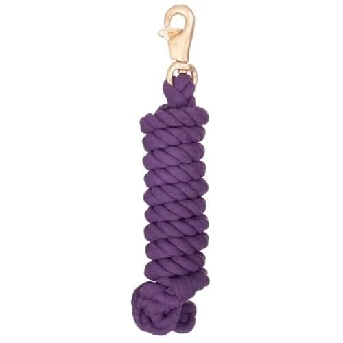 Tough 1 Braided Cotton Lead with Triggerbull Snap - Purple | Stable & Comfortable 8.5' thumbnail 1