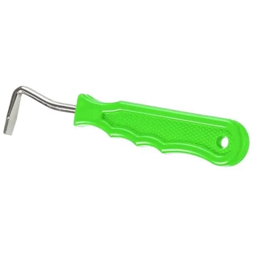 Tough 1 Metal Hoof Pick, Neon Green | Durable Steel Hoof Tool with Secure Grip (70-120 chars) thumbnail 1