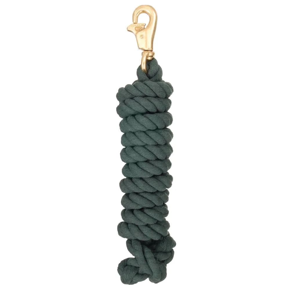 Tough 1 Braided Cotton Lead with Triggerbull Snap - Hunter Green 2.16 m (8.5 ft) — Hunter Green