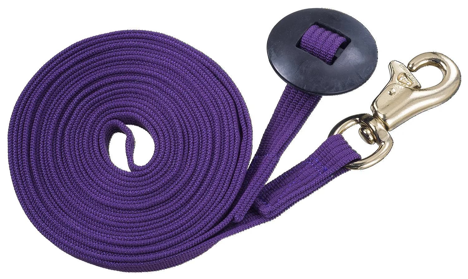 Tough 1 German Cord Cotton Lunge Line with Heavy Snap, Purple 22.86 m (75 ft)