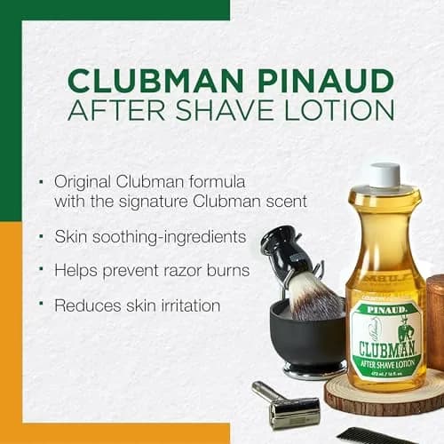 Clubman Pinaud After Shave Lotion, Soothes Skin with Masculine Fragrance, 473ml (16 Fl Oz) thumbnail 3