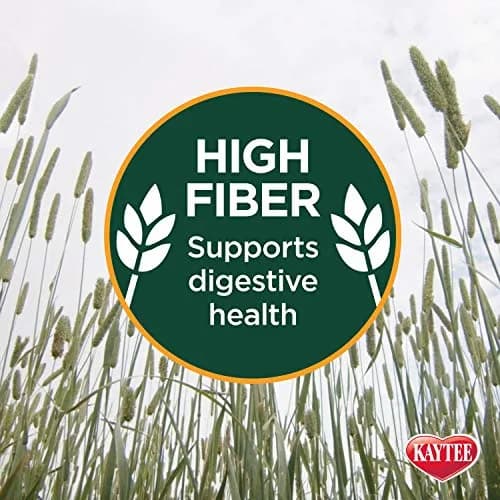 Kaytee All Natural Timothy Hay Plus Carrots for Guinea Pig & Rabbit | High Fiber, Fresh, USA Grown thumbnail 4