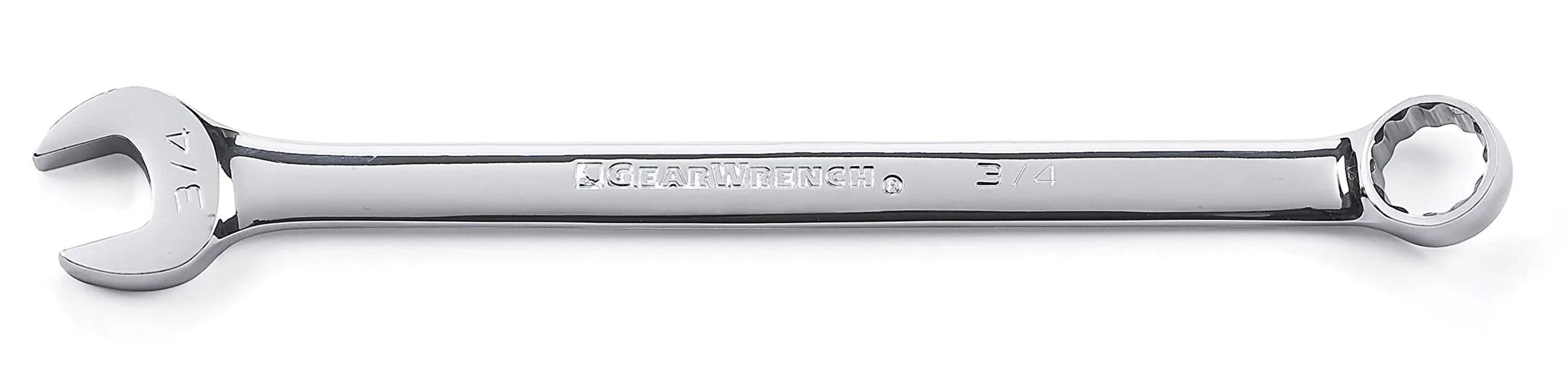 GEARWRENCH Long Pattern Combination Wrench 25mm | 12 Point, Rust-Resistant Alloy Steel, 14.1 inches (35.8 cm) — Black