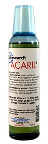 Allersearch ACARIL Laundry Additive 8 Oz | allergen removal safe for all fabrics thumbnail 2