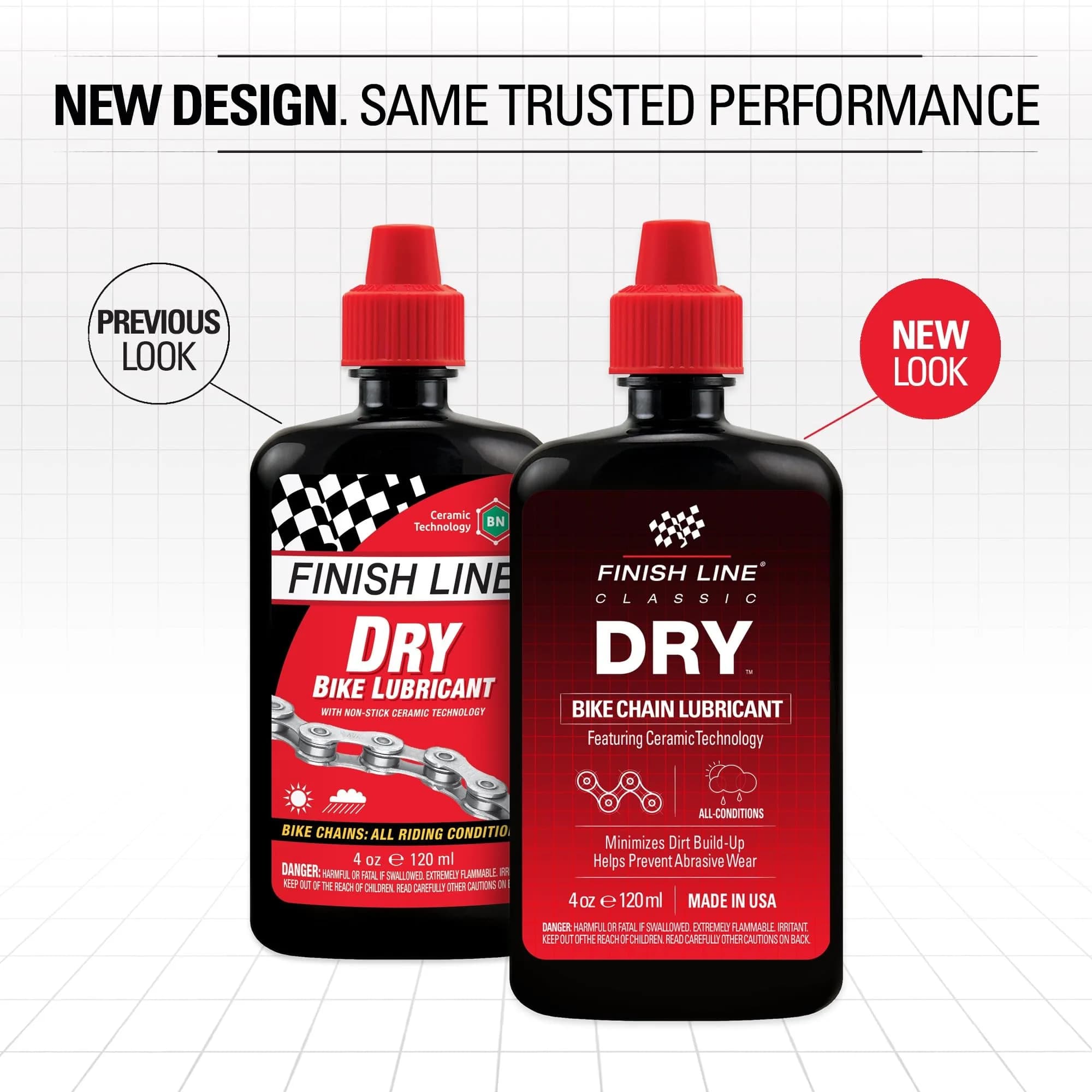 Finish Line Dry Chain Lubricant Ceramic Dry-Film 118ml (4 oz) | Dirt Repellent for Indian Roads - view 2