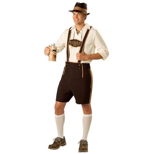 InCharacter Bavarian Guy Adult Costume, Large | Oktoberfest Ready thumbnail 1