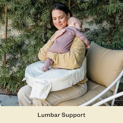 My Brest Friend Deluxe Nursing Pillow with 100% Organic Cotton Slipcover | Ergonomic Support for Breastfeeding thumbnail 6