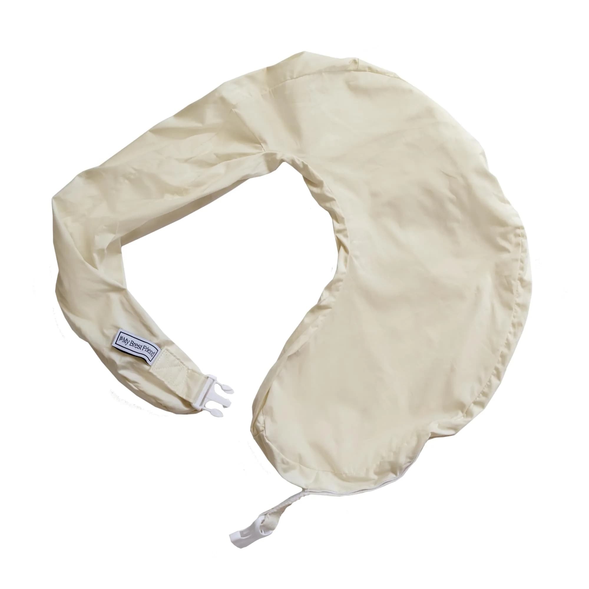 My Brest Friend Original Nursing Pillow Cover - Black and White Marina | Fits Original, Deluxe, Travel Pillows — Organic Cream