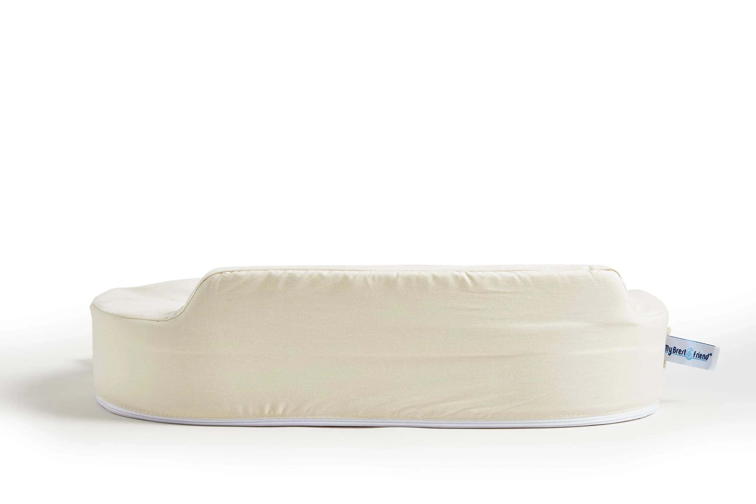 My Brest Friend Deluxe Organic 100% Cotton Nursing Pillow Cover | Breathable Fabric & Handy Pocket - view 4