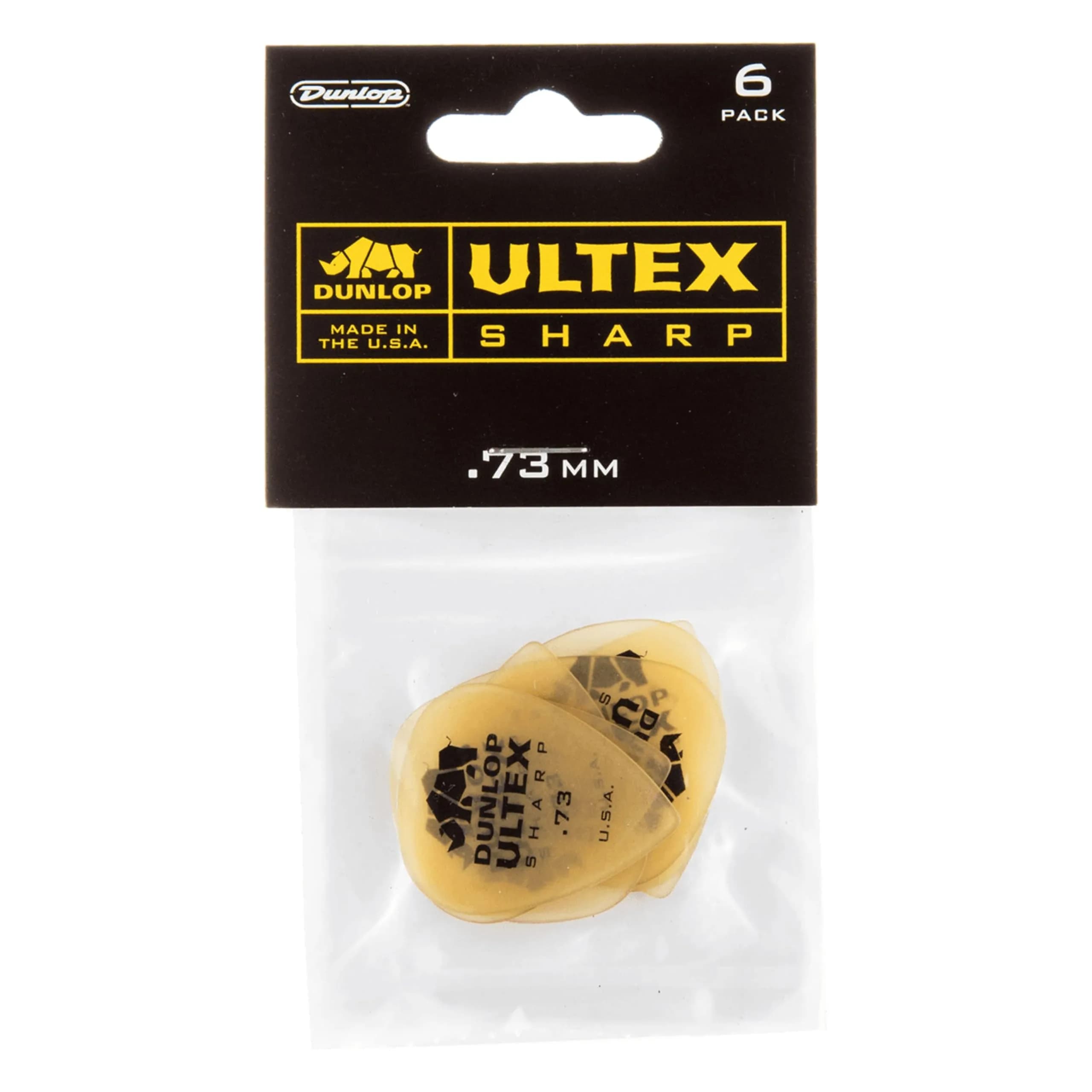 Jim Dunlop Ultex® Sharp Pick .73MM - 6 Pack thumbnail 1