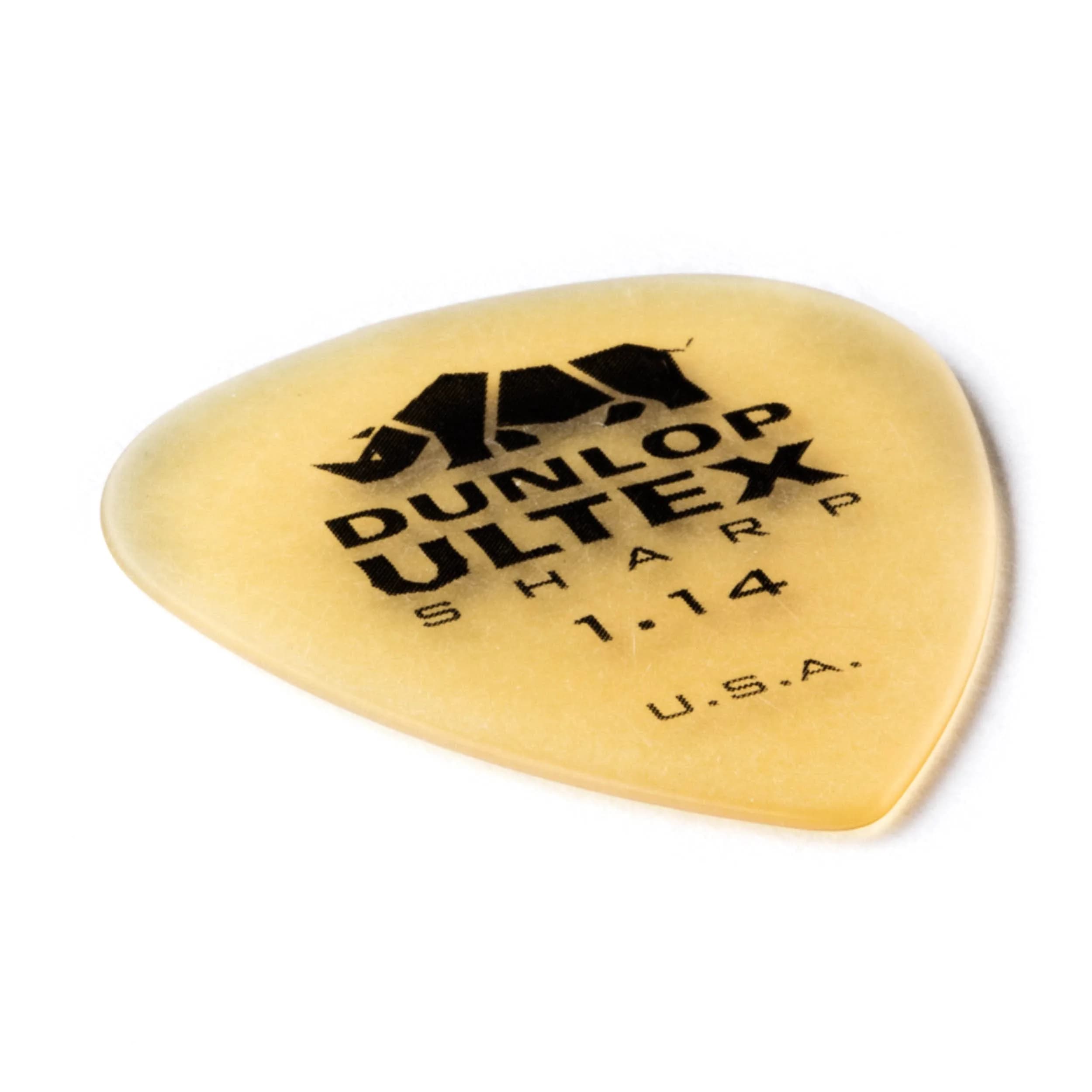 Jim Dunlop Ultex® Sharp Pick 1.14MM - 6 Pack thumbnail 2