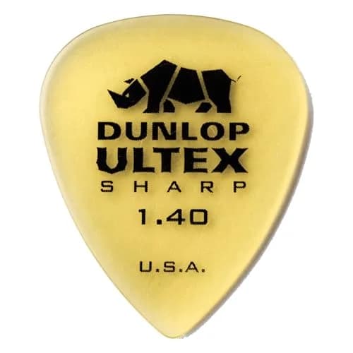 Jim Dunlop Ultex Sharp Pick 1.4mm (6 Pack) | Crisp Tone & Control thumbnail 3