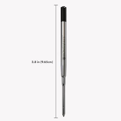 Monteverde Parker Style Ballpoint Refill, Medium, Black, 2 Pack | Smooth Ink for Luxury Pens thumbnail 2