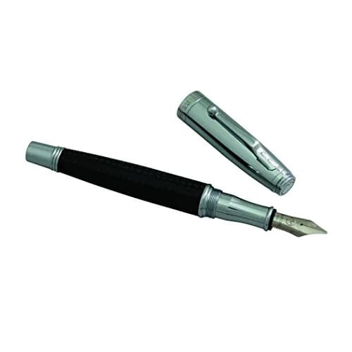 Monteverde Invincia Carbon Fiber Fountain Pen Medium Nib | Modern Design & Professional Style thumbnail 1