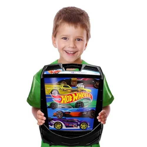 Tara Toys Hot Wheels 100-Car Storage Case | Holds 100 1:64 Scale Die-Cast Vehicles thumbnail 7