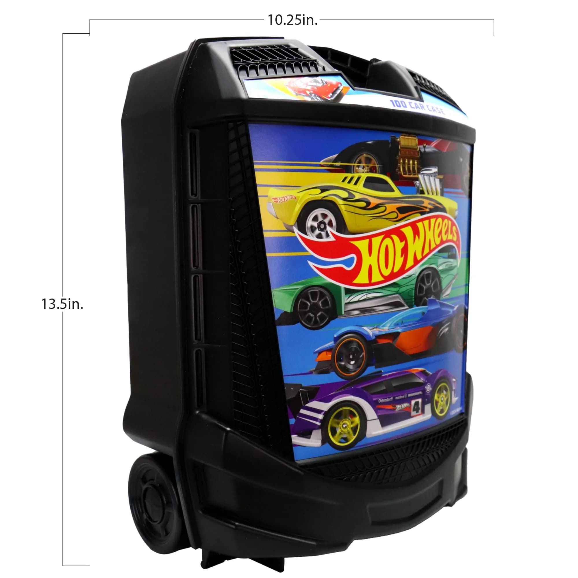 Tara Toys Hot Wheels 100 Car Carry Roller Storage Case with Handle | Portable Toy Vehicle Organizer - view 3