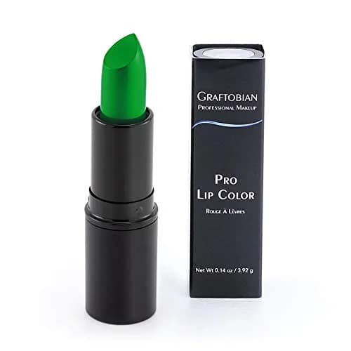 Graftobian Professional Color Lipstick - Ultra Long-Wearing, Comfortable Texture, Full Range of HD Shades, For All Skin Tones and Undertones, Velvety Smooth Semi-Matte Finish, Green | HD Shades for All Skin Tones thumbnail 1