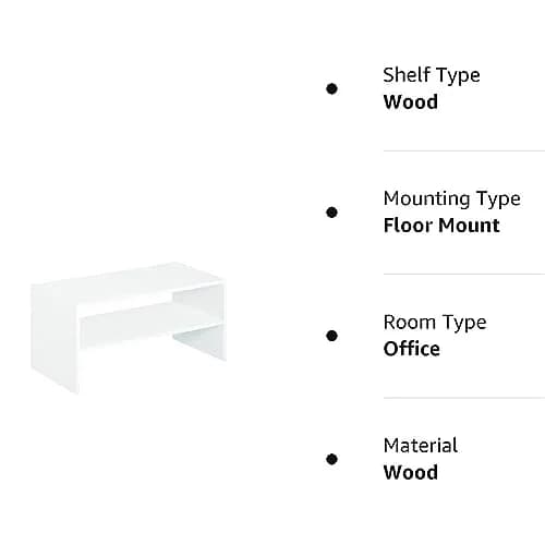 ClosetMaid #8993 Stackable 24in. Wide Horizontal Organizer, White | Space-Saving Shoe & Clothing Storage thumbnail 5