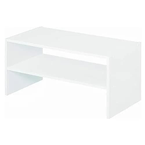 ClosetMaid #8993 Stackable 24in. Wide Horizontal Organizer, White | Space-Saving Shoe & Clothing Storage thumbnail 2