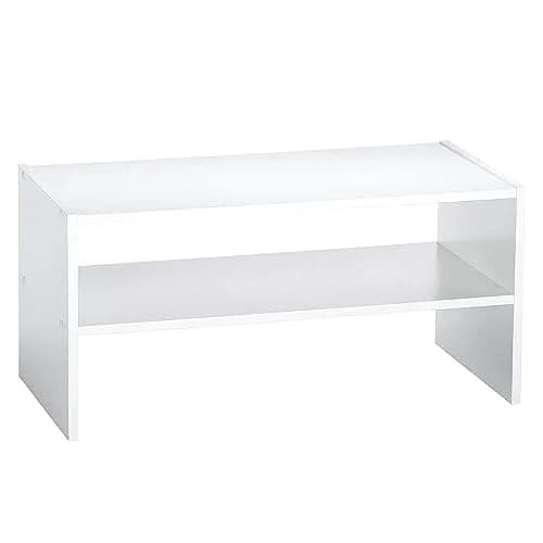 ClosetMaid #8993 Stackable 24in. Wide Horizontal Organizer, White | Space-Saving Shoe & Clothing Storage thumbnail 3