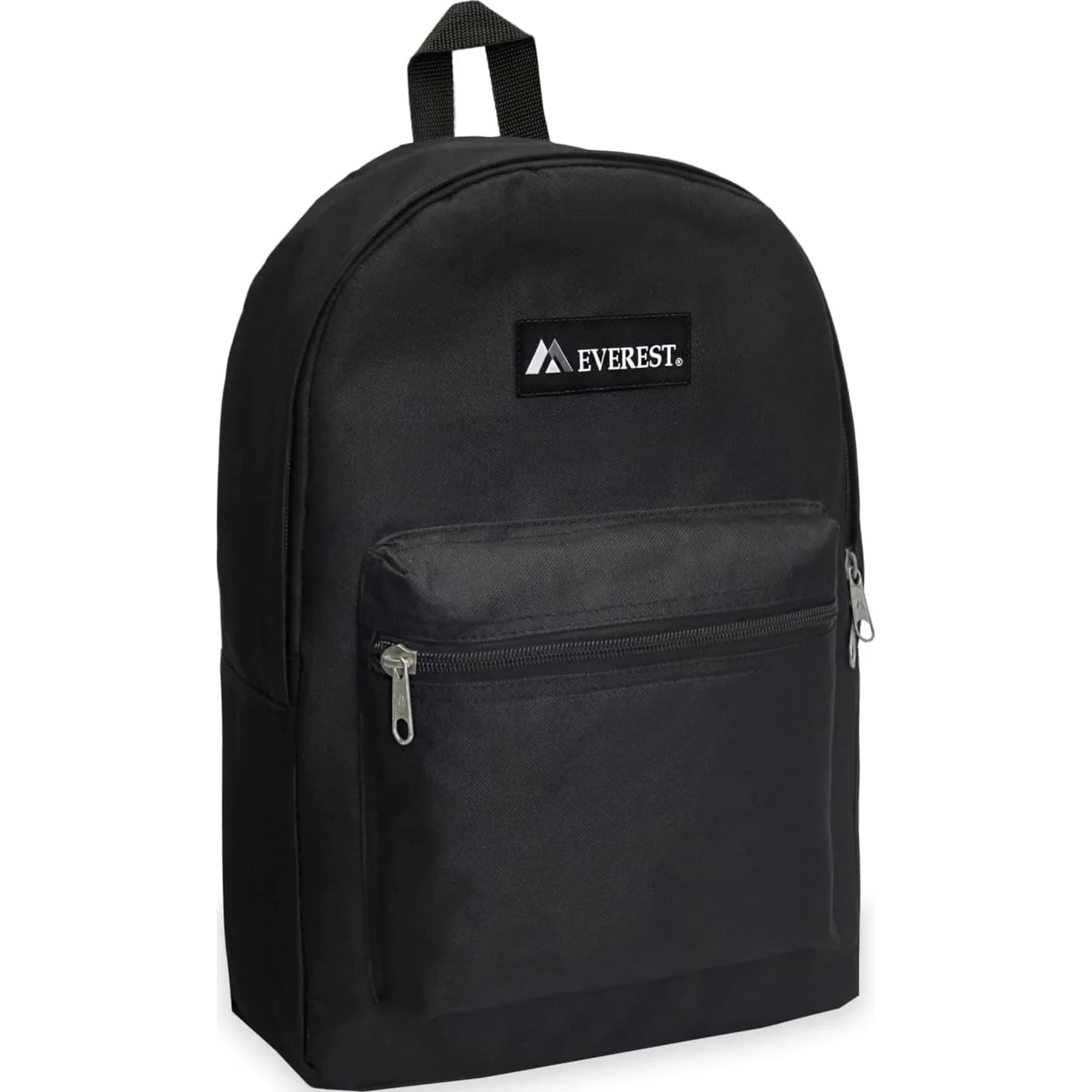 EVEREST Basic Backpack 13.9 L (0.4 kg) | Lightweight Daypack for School, Travel, and Work — Black / Medium