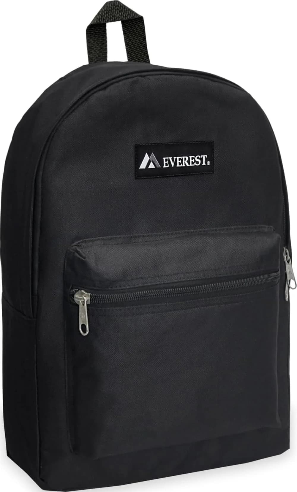 Everest Basic Backpack 15" Black 13.9 L (0.47 cu ft) | Lightweight Polyester for Daily Use — Black