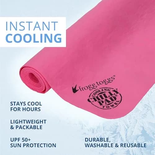 FROGG TOGGS Chilly Pad Cooling Towel 33x13 cm (13x5 in) | Instant Cooling Relief for Sports & Outdoors thumbnail 3