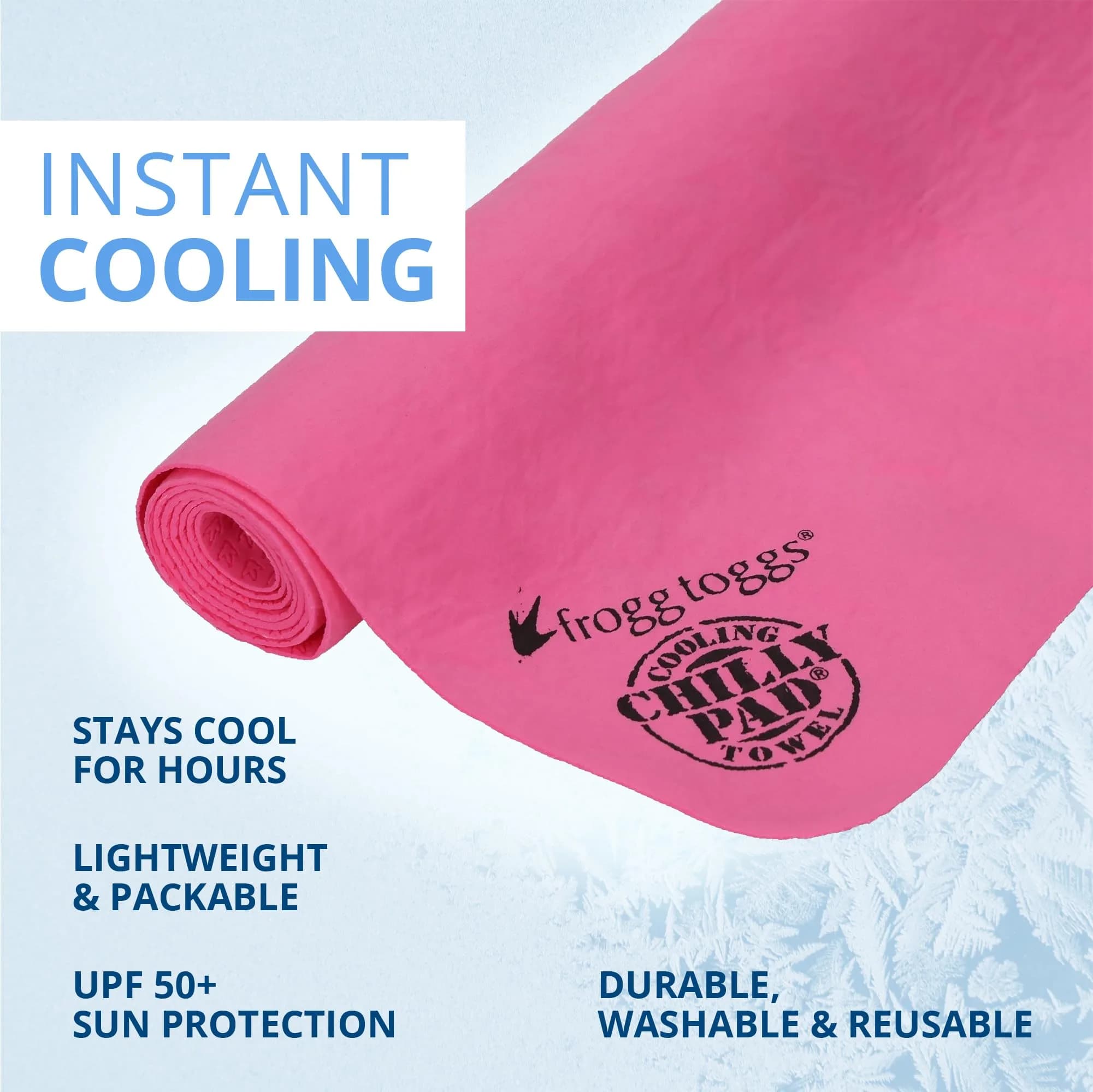 FROGG TOGGS Chilly Pad Cooling Towel 33x13 cm (13x5 in) | Instant Cooling Relief for Sports & Outdoors - view 3