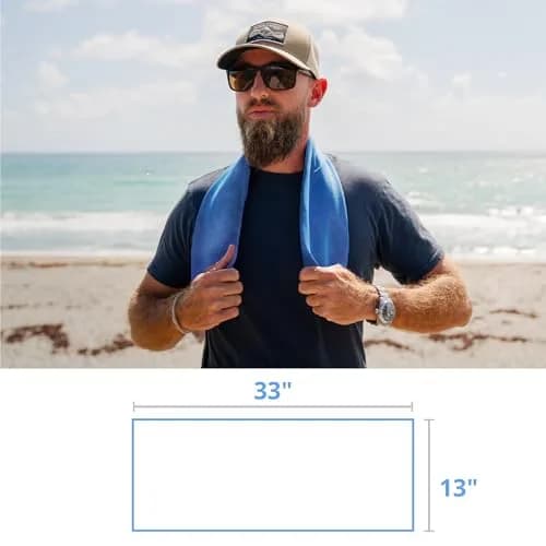 FROGG TOGGS Chilly Pad Cooling Towel 81cm x 33cm (32" x 13") | Instant Cooling Relief for Hot Weather thumbnail 6