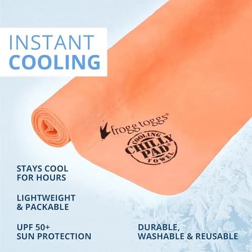 FROGG TOGGS Chilly Pad Cooling Towel 81cm x 33cm (32" x 13") | Instant Cooling Relief for Hot Weather thumbnail 3