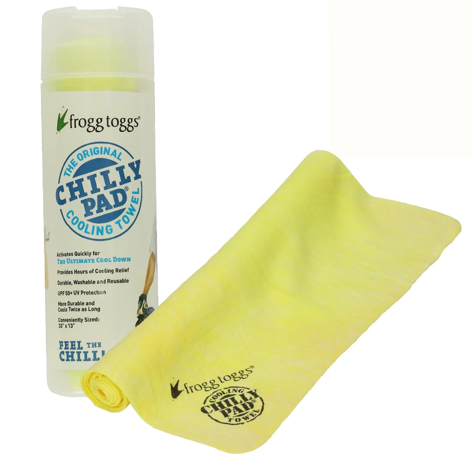 FROGG TOGGS Chilly Pad Cooling Towel 81cm x 33cm (32" x 13") | Instant Cooling Relief for Sports & Outdoors - main product image