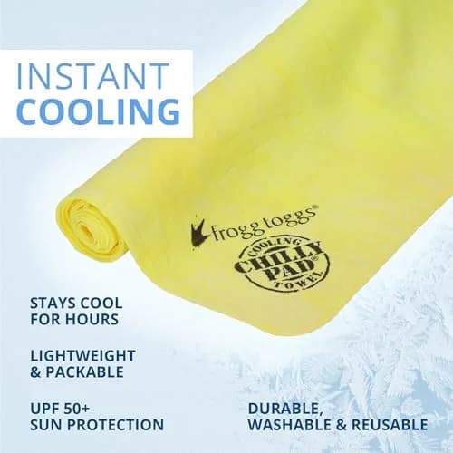 FROGG TOGGS Chilly Pad Cooling Towel 81cm x 33cm (32" x 13") | Instant Cooling Relief for Sports & Outdoors thumbnail 3