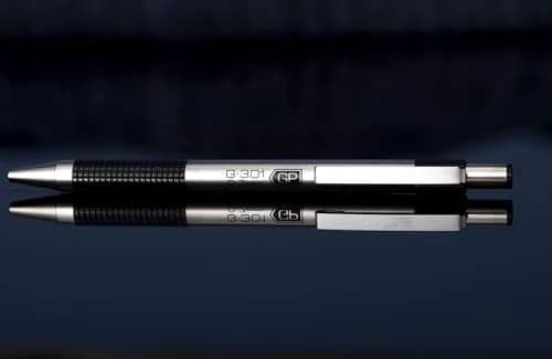 Zebra Pen STEEL G-301 Retractable Gel Pen, Black Ink, 0.7mm, 2-Pack | Smooth Ink Flow for Professionals thumbnail 6