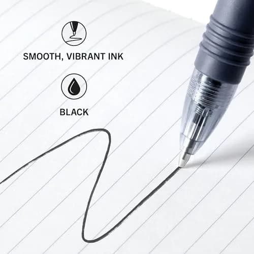 Zebra Pen Z-Grip Retractable Ballpoint Pen 1.0mm Medium Point 7-Pack | Smooth-Flowing Black Ink for Note-Taking thumbnail 4