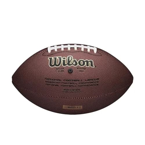Wilson NFL Super Grip Composite Football - Junior Size, Brown | Official NFL Lacing thumbnail 3