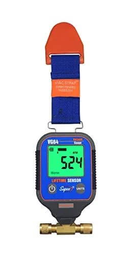 Supco VG64 Digital Vacuum Gauge 0-12000 Microns | HVAC & Industrial Pressure Measurement thumbnail 1
