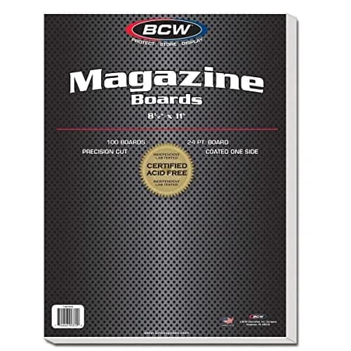 BCW Magazine Backing Boards 8.5 x 11 Inches Acid-Free 100 Count | Premium Archival Support thumbnail 1