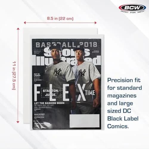 BCW Magazine Backing Boards 8.5 x 11 Inches Acid-Free 100 Count | Premium Archival Support thumbnail 3