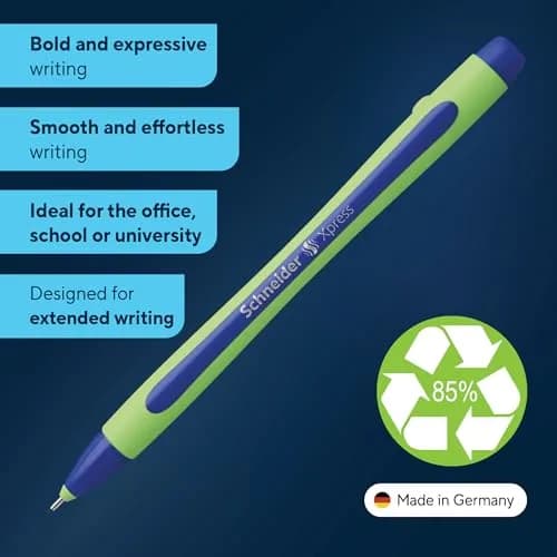 Schneider Xpress Premium Fineliner 0.8 mm | Waterproof, Ergonomic, Germany-made thumbnail 2