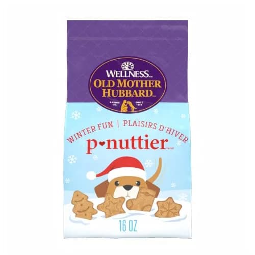 Old Mother Hubbard Winter Fun P-Nuttier Dog Biscuits 16 oz | Natural Seasonal Holiday Treat thumbnail 1
