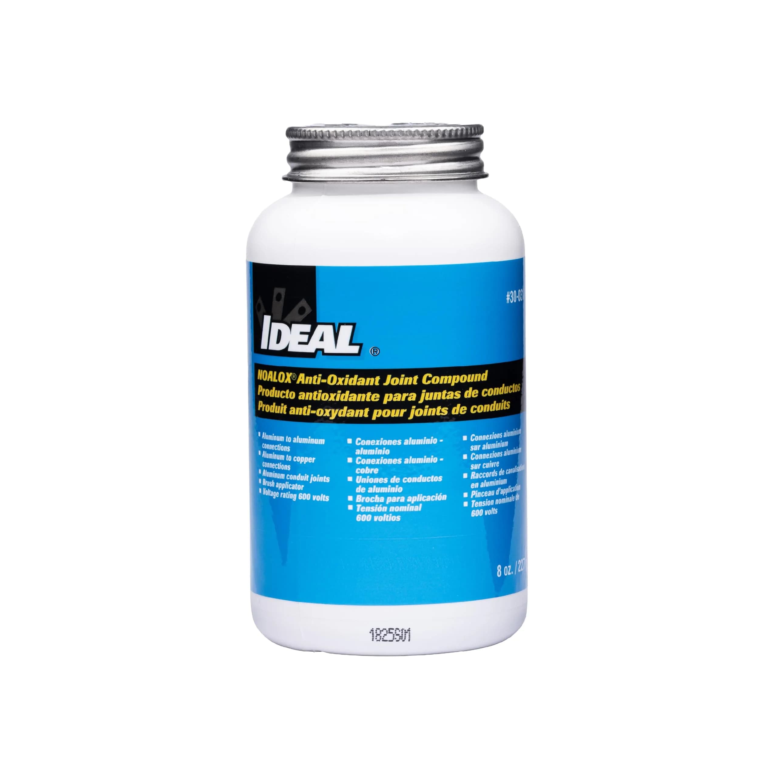 Ideal Electrical Noalox Anti-Oxidant Compound 237ml (8 oz) | Prevents Aluminum Oxidation — Grey