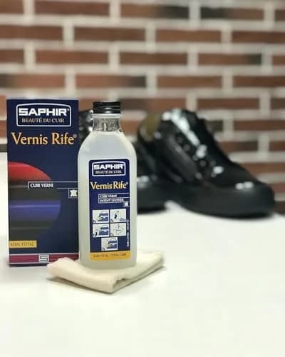 SAPHIR Vernis Rife Patent Leather Cleaner 100ml (3.38 Fl Oz) | Cleans, Shines, Protects Against Cracking thumbnail 5