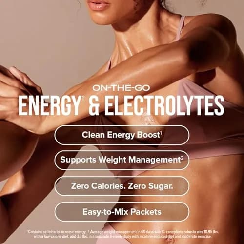 Hydroxycut Drink Mix Wildberry Blast 21 Stick Packs | Metabolism & Energy Support with Caffeine thumbnail 4
