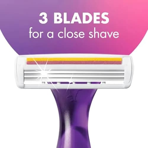 BIC Soleil 3 Scented Disposable Razors for Women, 4-Pack | 3-Blade Shave with Vitamin E Strip thumbnail 5