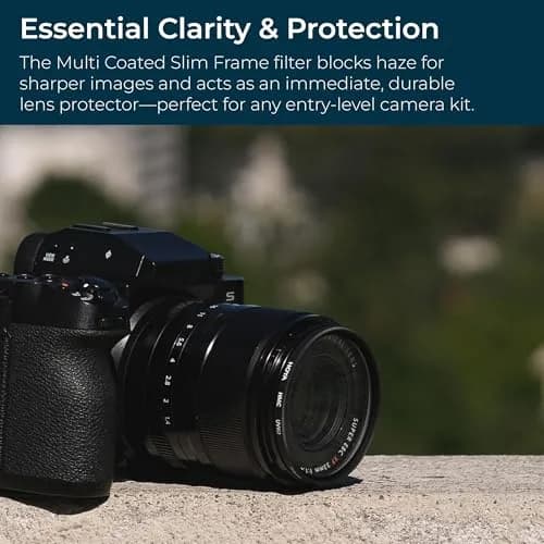 Hoya 55mm HMC UV(c) Haze Camera Lens Filter Multi-Coated Tempered Glass | 55mm UV Filter for DSLR & Mirrorless Cameras thumbnail 2
