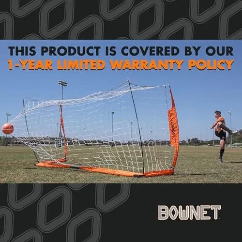 Bownet Folding Soccer Goal, Pop-Up Net with Carry Bag - 6'H x 12'W | Portable, Durable Steel Frame for Indoor & Outdoor Play thumbnail 4